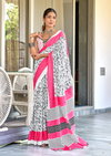 Tew Mulmul Cotton Printed Fancy Saree Best Wholesale Shop In Surat